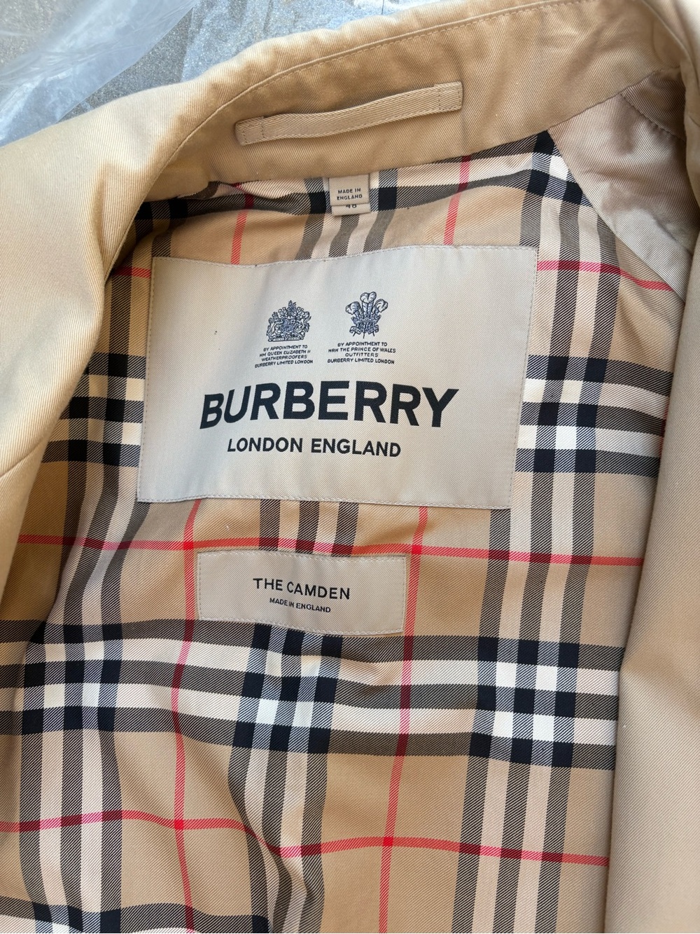 Burberry Beige Long Trench Coat - Picture 2 of 4